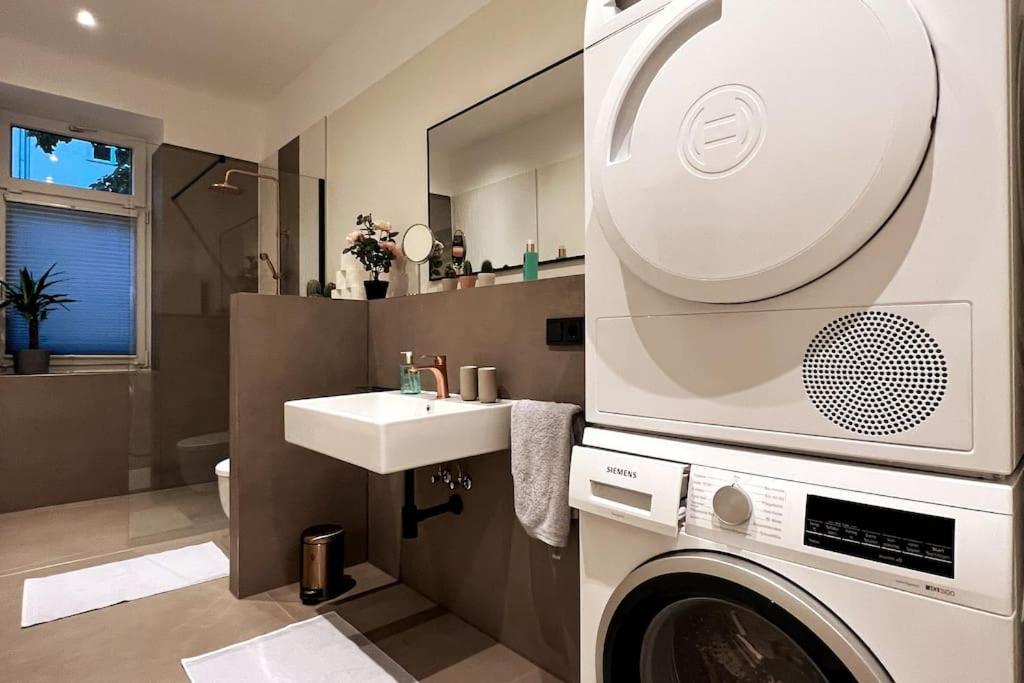 Soul-Apartment Terrasse Privat-Parkplatz Boxspringbett 55Zoll Tv Wlan Leipzig Ngoại thất bức ảnh