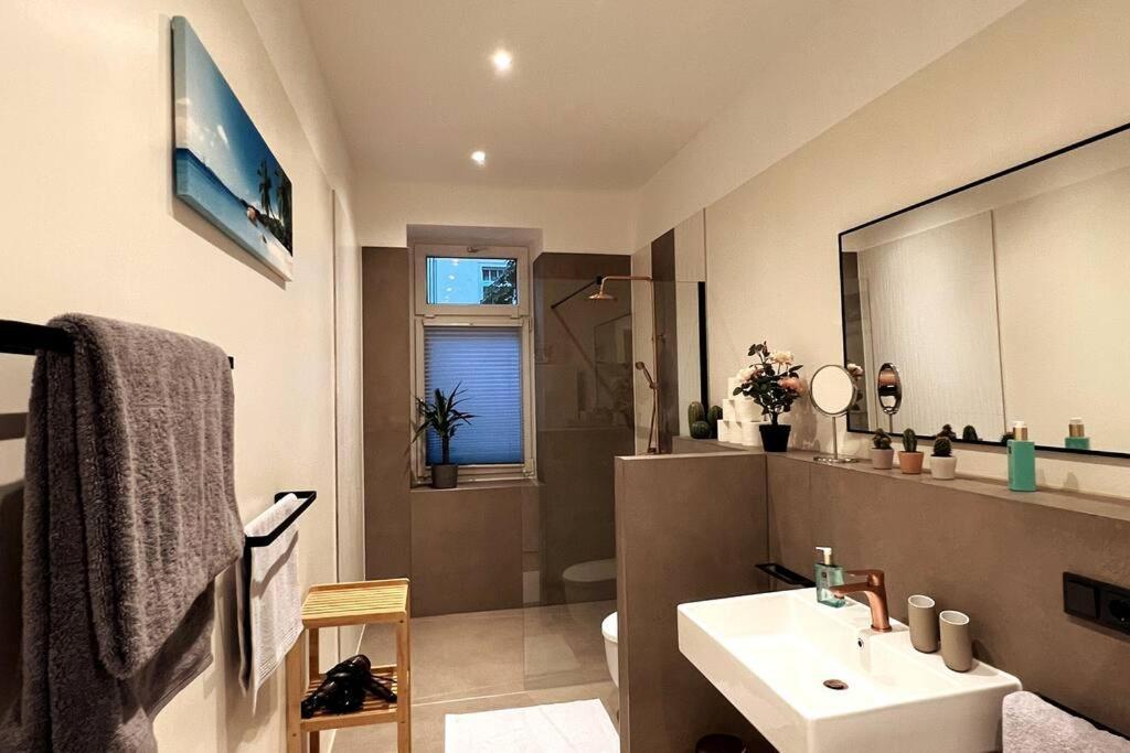 Soul-Apartment Terrasse Privat-Parkplatz Boxspringbett 55Zoll Tv Wlan Leipzig Ngoại thất bức ảnh