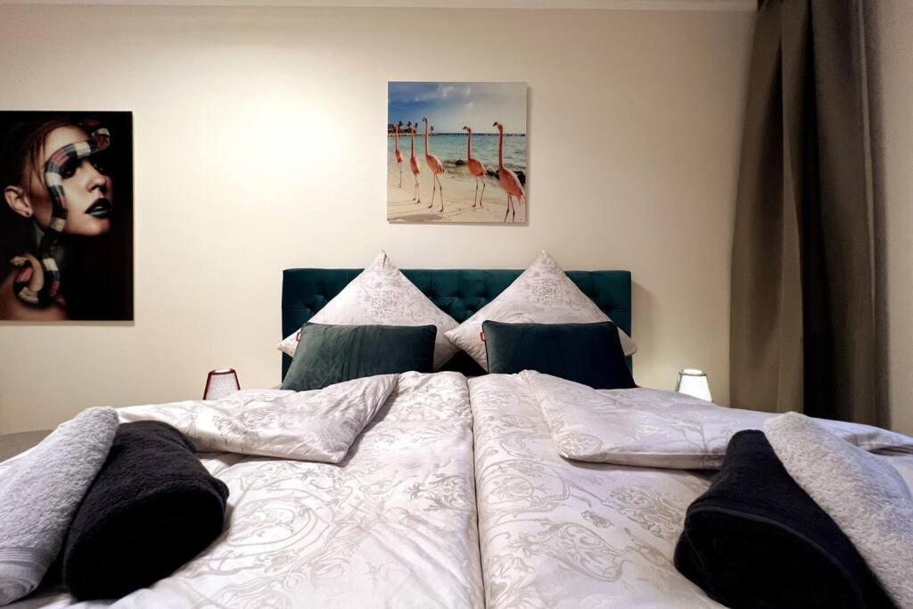 Soul-Apartment Terrasse Privat-Parkplatz Boxspringbett 55Zoll Tv Wlan Leipzig Ngoại thất bức ảnh