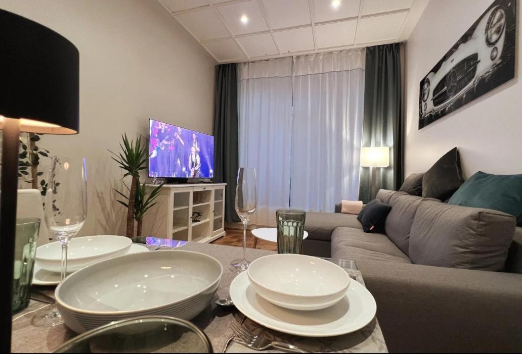 Soul-Apartment Terrasse Privat-Parkplatz Boxspringbett 55Zoll Tv Wlan Leipzig Ngoại thất bức ảnh